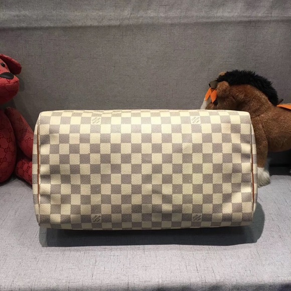 Sold-Louis Vuitton Damier Azur Speedy35 - Picture 6 of 7